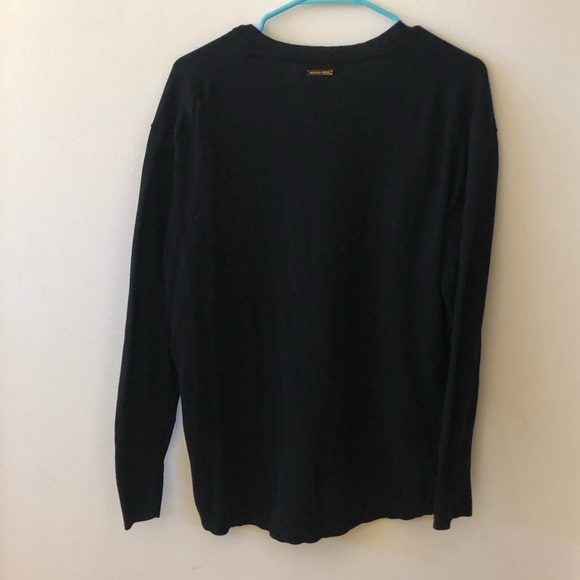 Michael Kors Black V-Neck Sweater - Picture 6 of 7